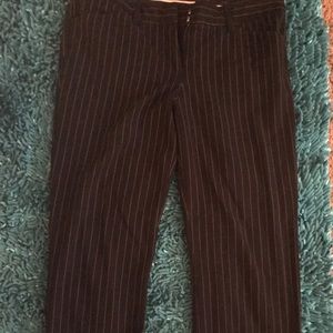 Black Striped Logan Trousers